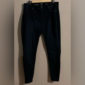 $6❤️Bundled dip Women's Deep Indigo Skinny High Rise Jeans